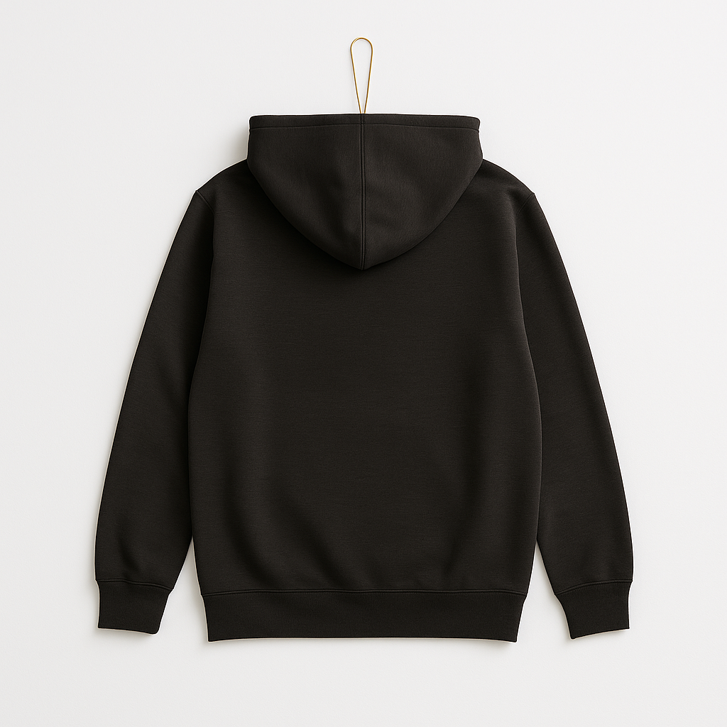 Oversized Scuba Hoodie with Kangaroo Pocket