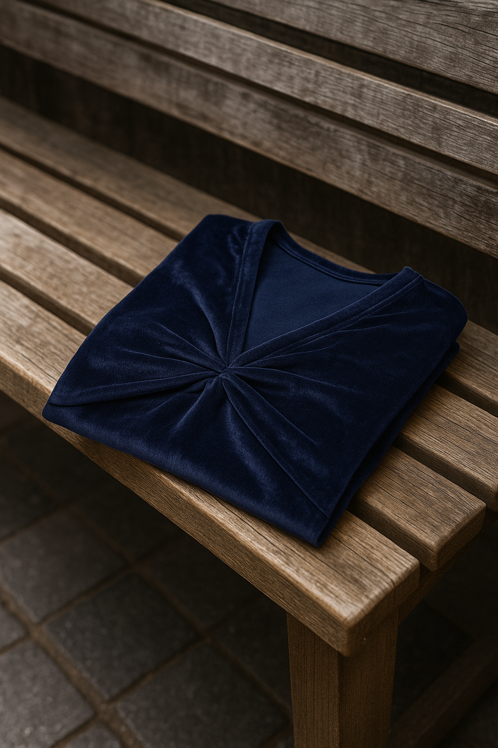 Layered V-Neck Raglan Blouse