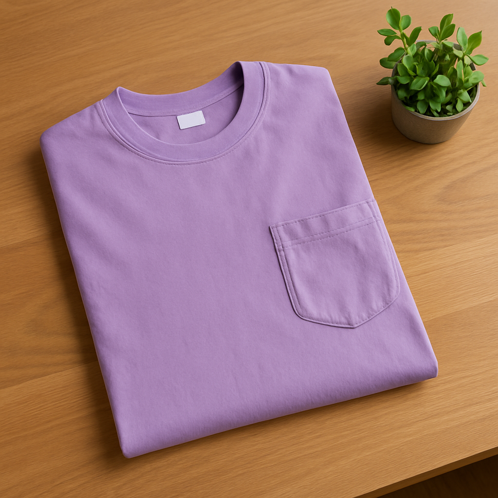 Men’s Oversized Long Sleeve Pocket Tee