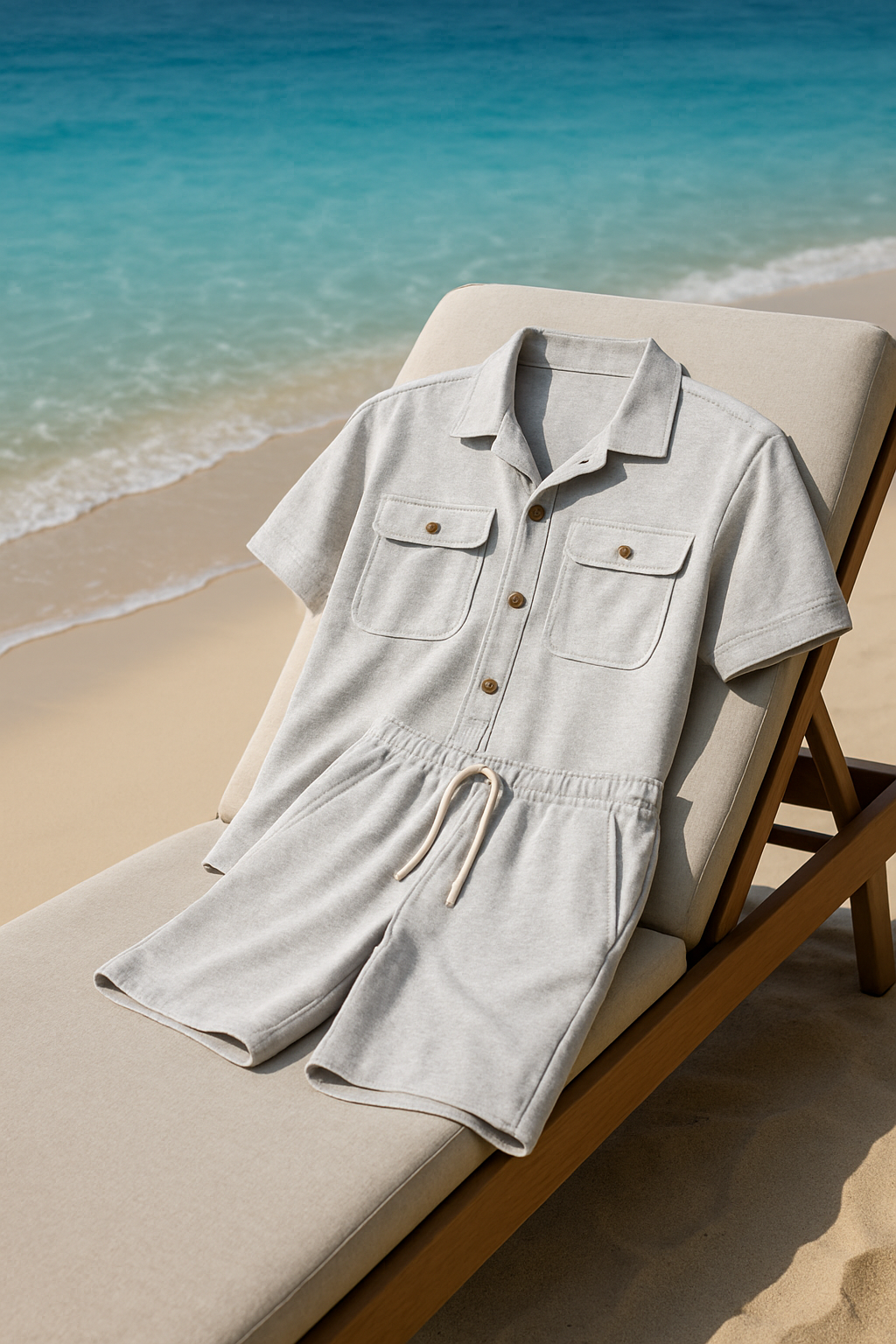 2-Piece Button Down Summer Set