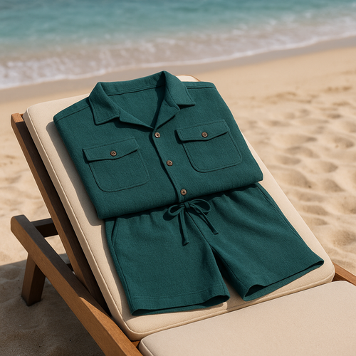 2-Piece Button Down Summer Set