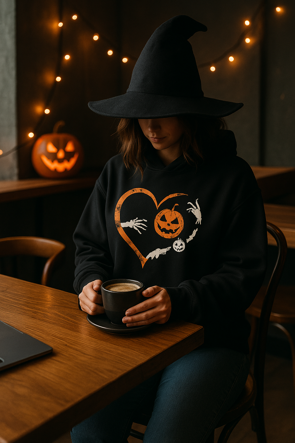 Pumpkin Heart Sweatshirt